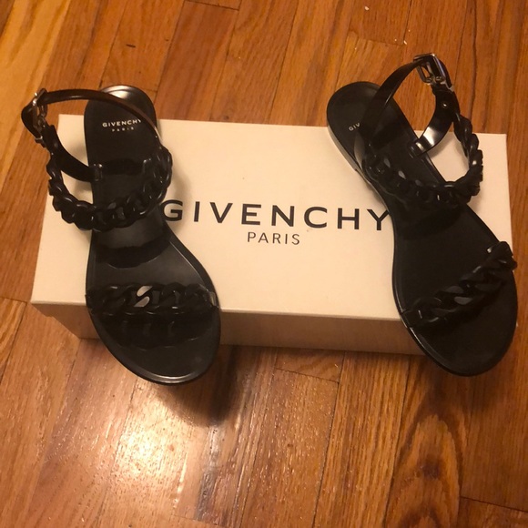 Givenchy Nea Chain Logo Jelly Sandal EU 36 (US 6) - Picture 2 of 7